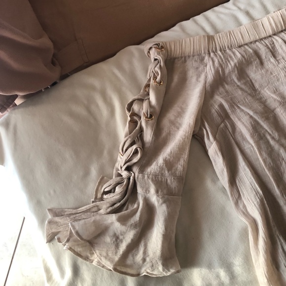 Color cream, off shoulder, size L - Picture 5 of 6